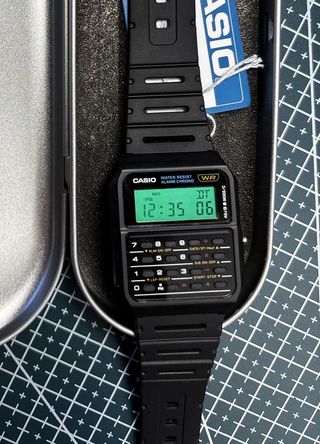 Casio CA-53W Retro Tech Calculadora Mod Verde