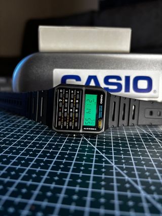 Casio CA-53W Retro Tech Calculadora Mod Verde