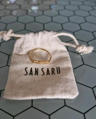 Anillo San Saru Baño oro