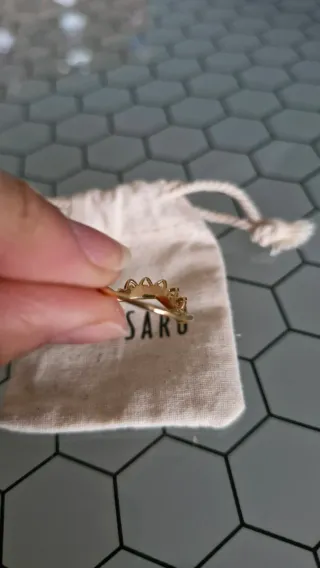 Anillo San Saru Baño oro