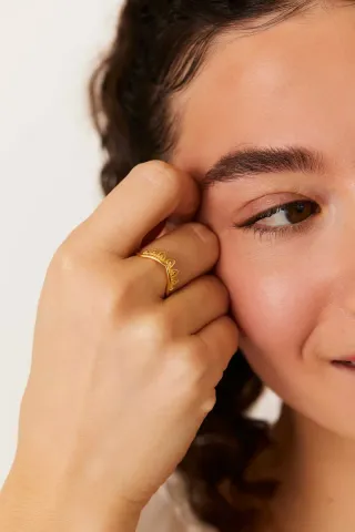 Anillo San Saru Baño oro