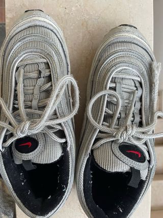 Scarpe Nike Bambina Tg 36 Argento.