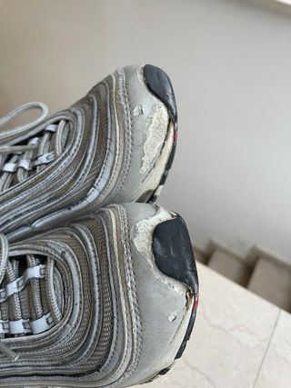 Scarpe Nike Bambina Tg 36 Argento.