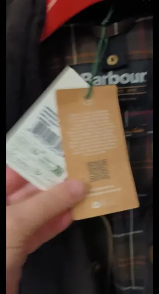 Barbour encerado Talla L