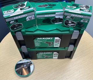 Hikoki Martillo Rotativo + Amoladora