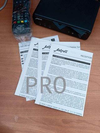 Sintonizador TDT T2 USB reproductor y grabador