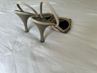 Zapatos de fiesta dorados talla 37