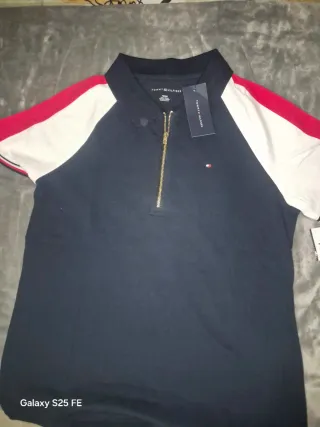 ORIGINAL Polo Tommy Hilfiger Azul con Rayas🇺🇲