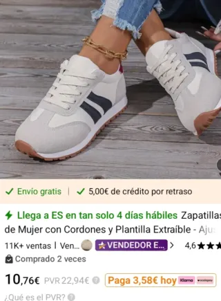 Sin Estrenar Zapatillas deportivas mujer