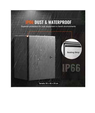 Caja Eléctrica VEVOR Acero Inoxidable