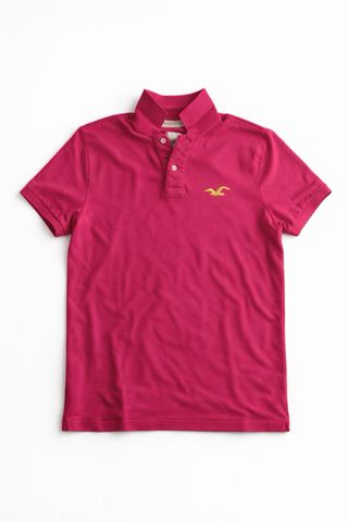 Polo Hollister Rosa Chicle