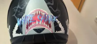 Casco Shark Edición White Shark talla M