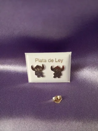 Pendientes niña plata