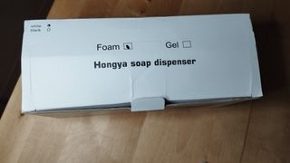 Dispensador Jabón Hongya LED T° y Hora