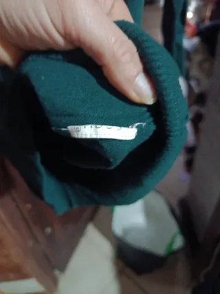 Maglione SASCH verde scollo V anni 2000