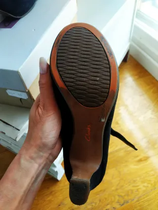 Zapatos Clarks Negros Talla 38