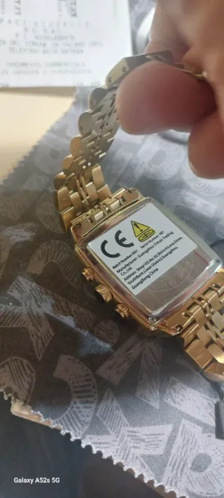 Orologio REWARD placcato oro