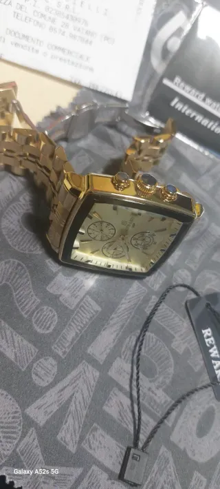 Orologio REWARD placcato oro