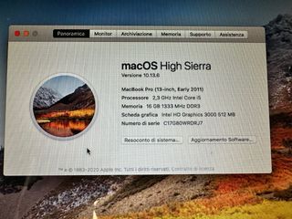MacBook Pro Argento
