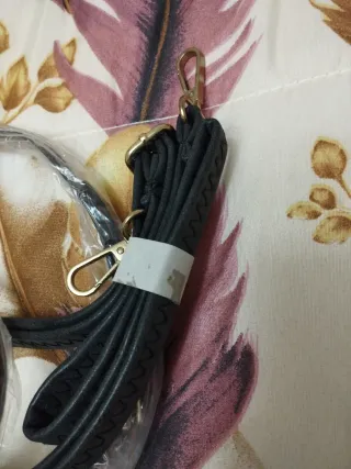 Tracolle per borse nuove grigio scuro e marrone