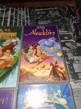 Lote 4 Películas VHS Disney (Español)