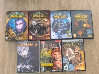 Lote 7 Juegos PC: WoW, Guild Wars, Sacred, Dungeon