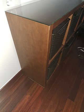 MUEBLE de CEREZO 6 CELDAS 120 x80x 35