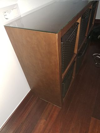 MUEBLE de CEREZO 6 CELDAS 120 x80x 35