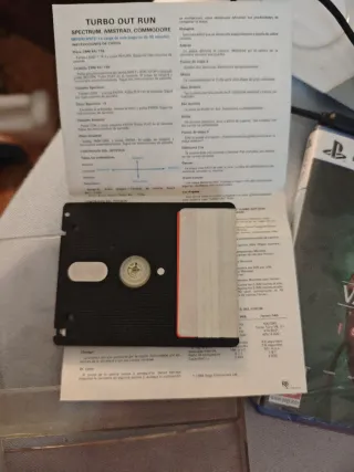 Turbo Out Run Sega Amstrad Disco