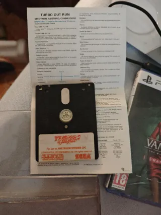Turbo Out Run Sega Amstrad Disco