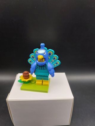 lego minifigure serie 28 animali 71051 pavone