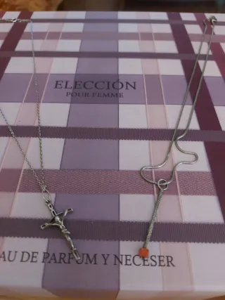 7 colgantes chapados Plateados y Dorados