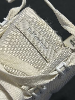 Botas Dr. Martens Combs All White 39 piel lona