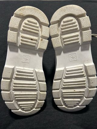 Botas Dr. Martens Combs All White 39 piel lona