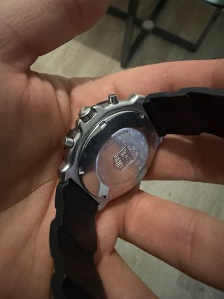 TAG Heuer Cronógrafo Negro/Plata