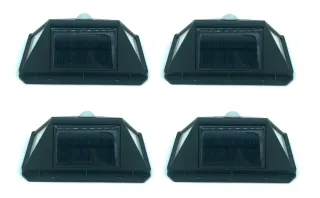 4 Faretti da Esterno ad Energia Solare con 100 LED