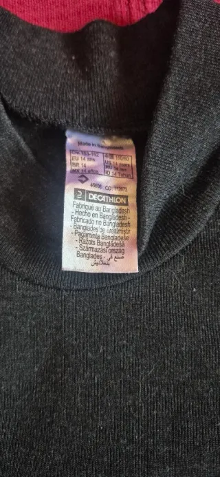 Pack de 4 Camisetas térmicas 14 años