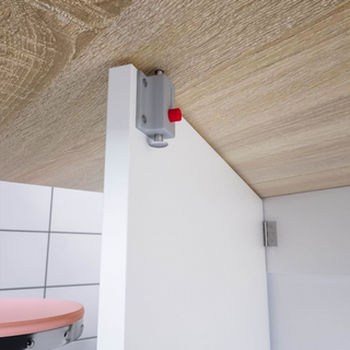 Mesa Auxiliar Con Alas Abatibles. Blanco Artik/Ro