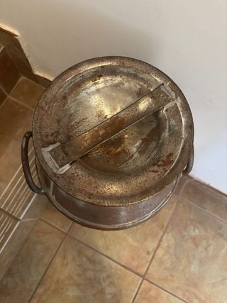 Lechera Metálica Antigua