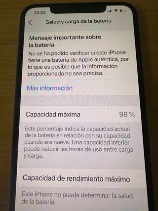 iPhone XS Max 256 GB color Oro