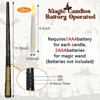 Candele LED Bacchetta Magica