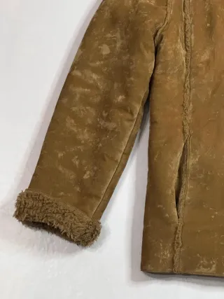 Giubbotto vintage stile montone uomo L