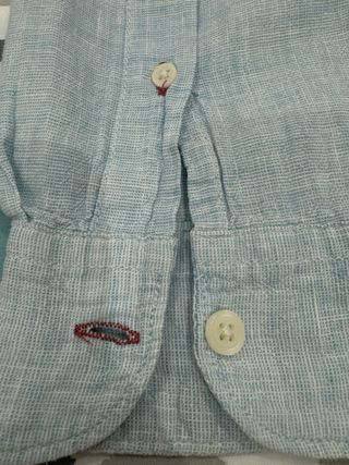 Camisa manga larga azul