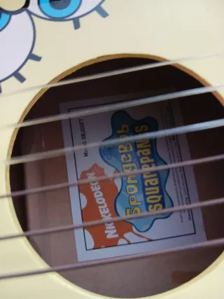 Guitarra Infantil Bob Esponja
