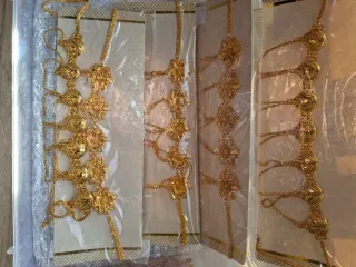 Lote Cinturones Joyas color Oro