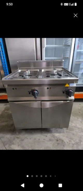 Freidora doble eléctrica Bertos E7F10-8M