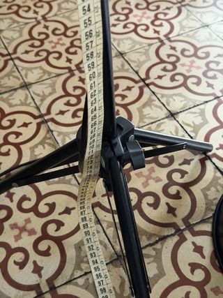 2 Lámparas de pie negras