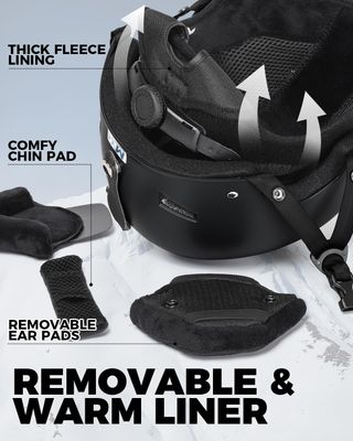 Casco Esquí Victgoal Ajustable Invierno