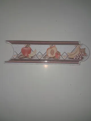 Cenefa decorativa cocina frutas