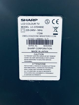 TV Sharp 37 pulgadas